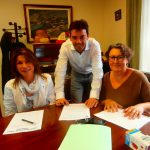 Firma convenio en Sobrarbe