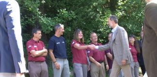 El rey Felipe VI visita Ordesa. Foto: SobrarbeDigital