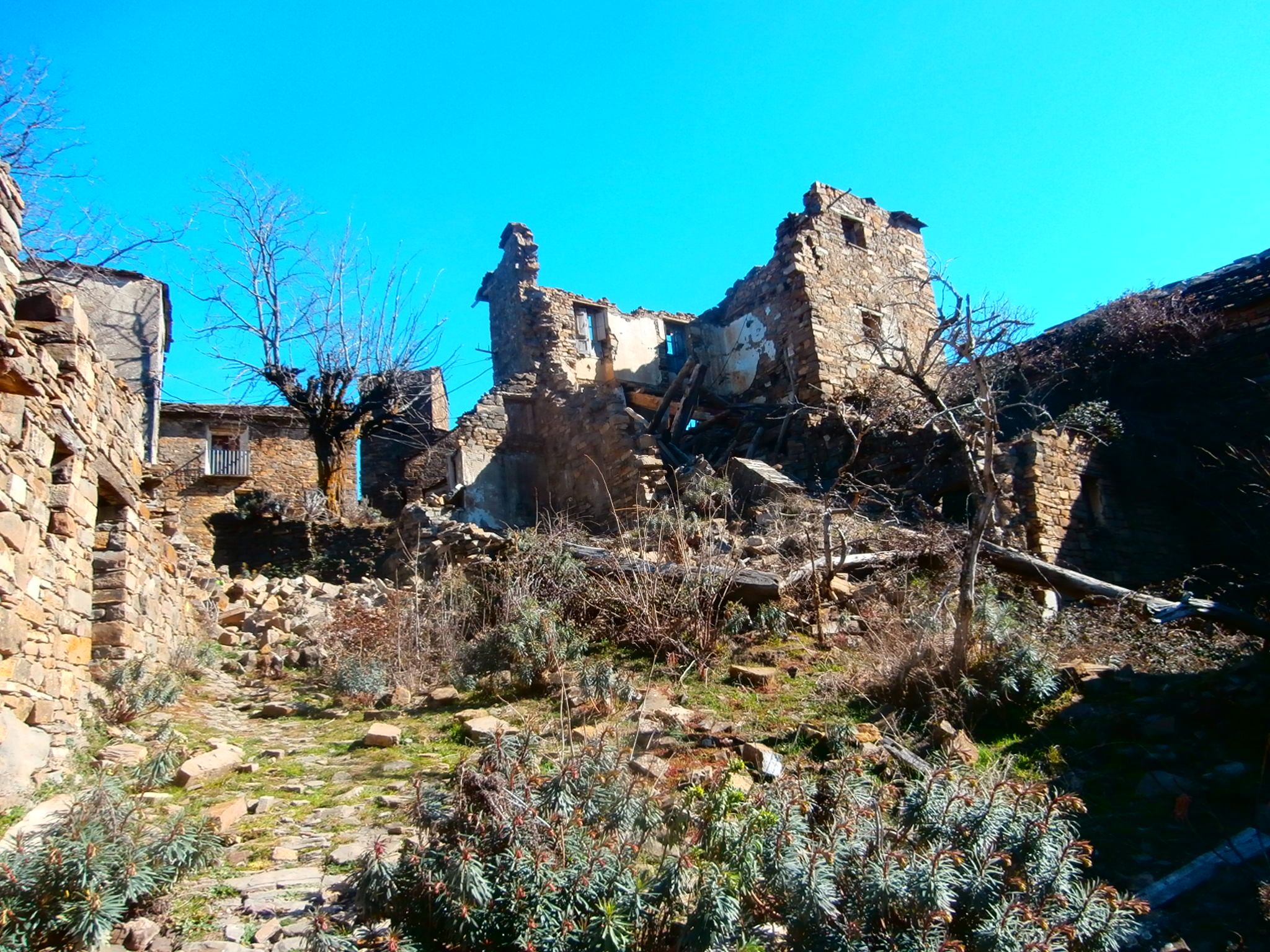 Muro de Bellos, valle de Puértolas. Foto: SobrarbeDigital Muro de Bellos, valle de Puértolas. Foto: SobrarbeDigital