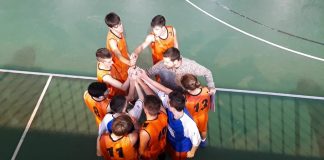 Equipo junior de basket del Sobrarbe