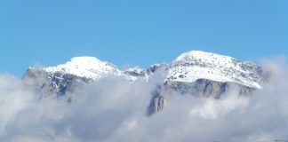 Peña Montañesa, imagen realizada hace unos días. Foto: SobrarbeDigital