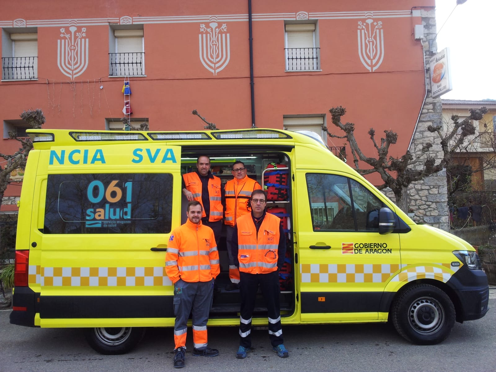 Ambulancia Foradada del Toscar foto DGA Foto: DGA.
