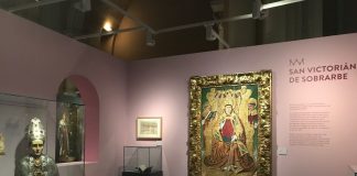San Victorián de Sobrarbe presente en la exposición.