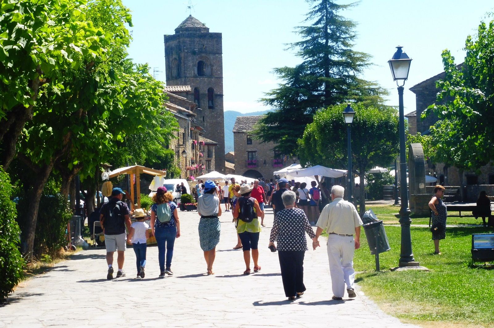 Datos de la Oficina Munici`pal de Turismo de Aínsa en agosto 2019