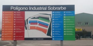 Señalización que imprime carácter