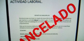 Cancelada la entrega de mascarillas en Sobrarbe