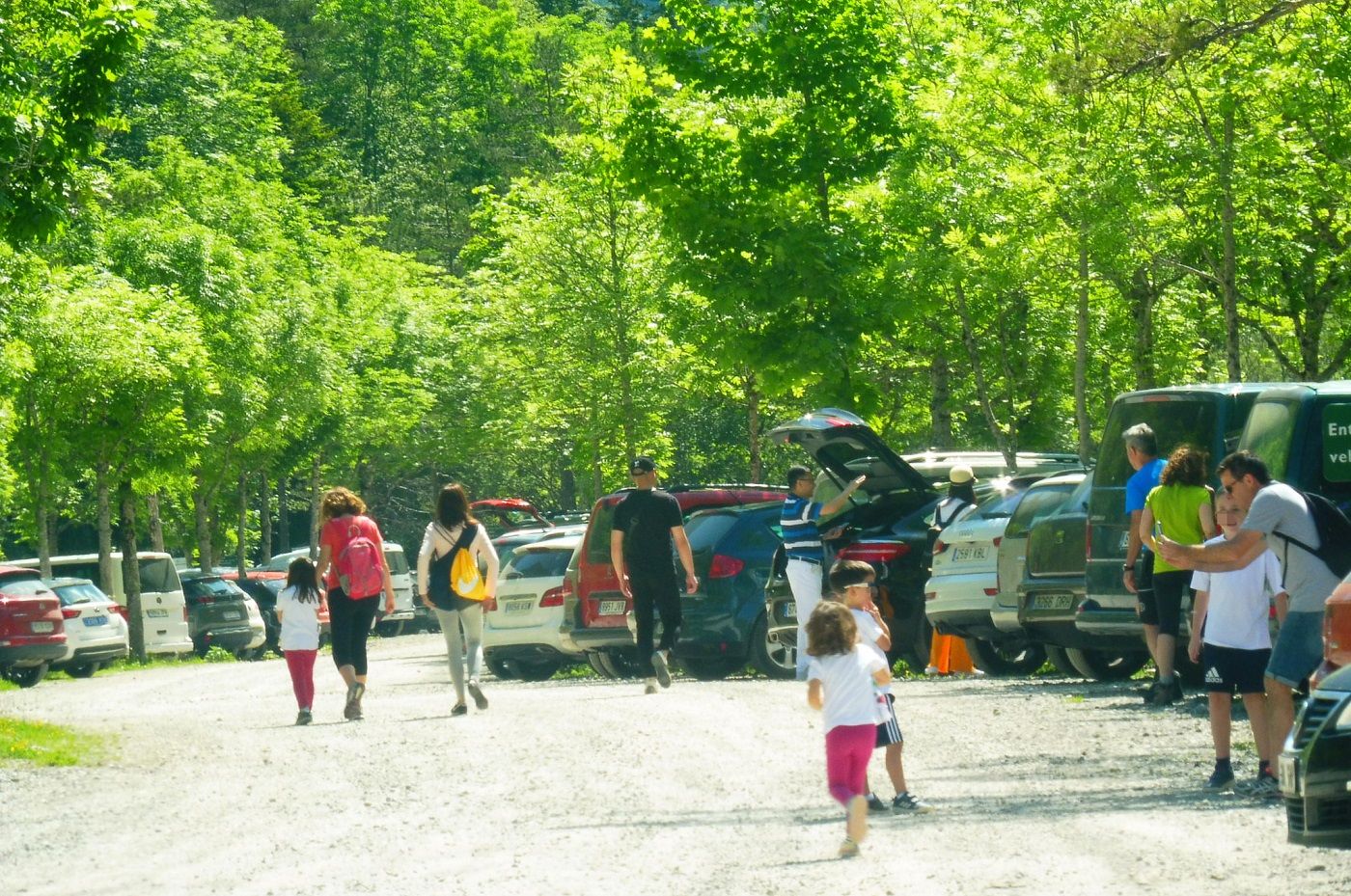 Gran afluencia de visitantes en el Parque Nacional de Ordesa y Monte Perdido este verano.