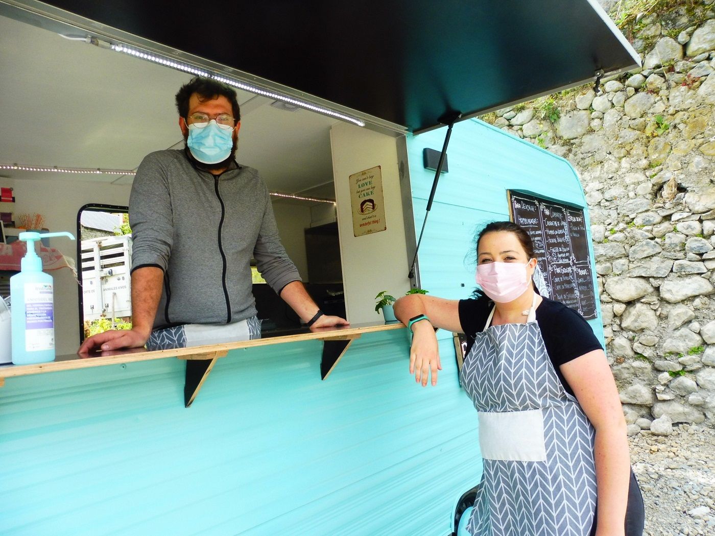 La Roulotte de Let, food truck en Saravillo.