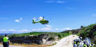 Dos heridos graves en accidentes de circulación en la A-133 y A-132