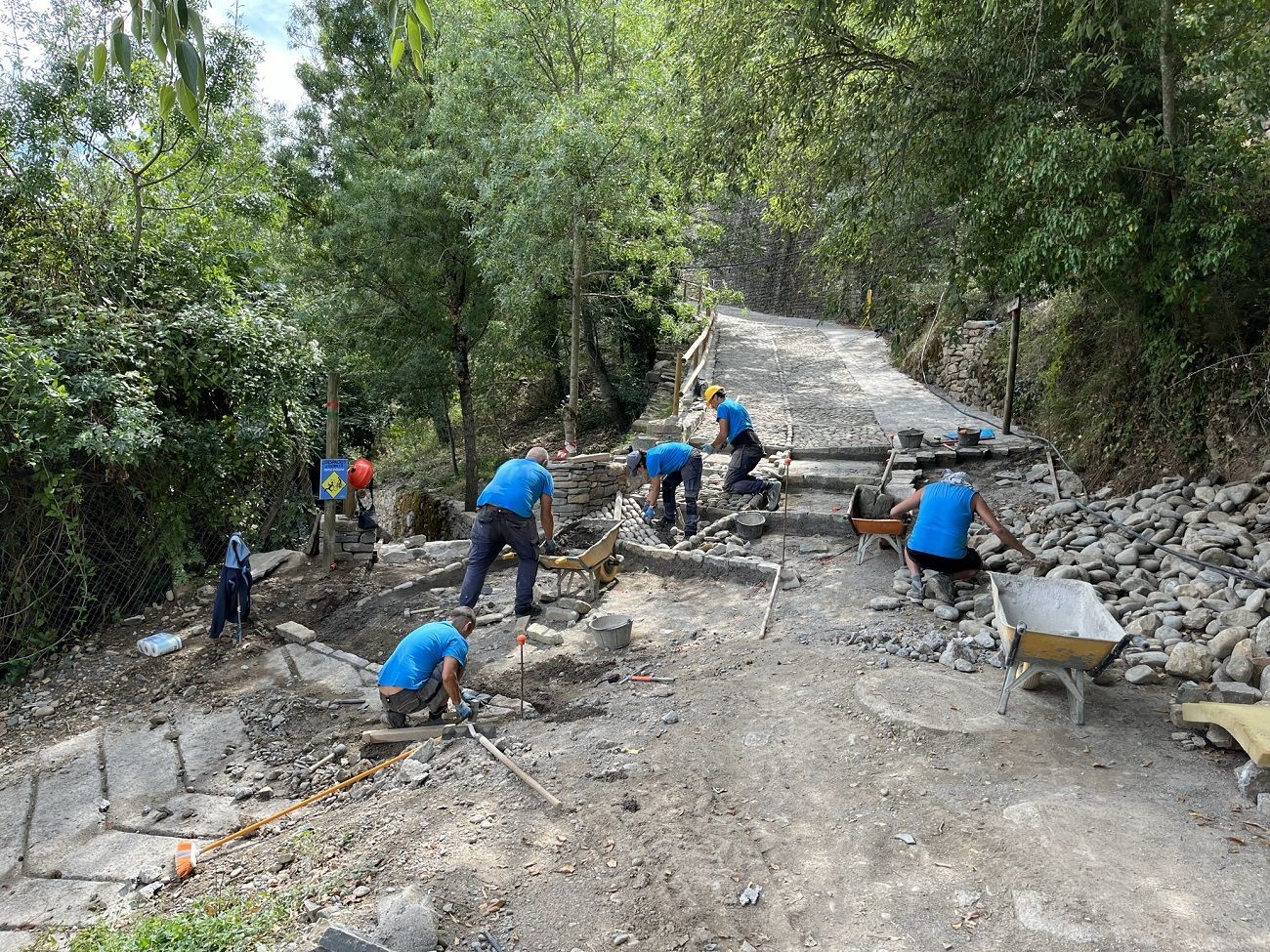 Las obras forman parte de la programación prevista en el Taller de Empleo del INAEM.
