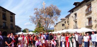 Ofrenda floral en Aínsa (AUDIO)