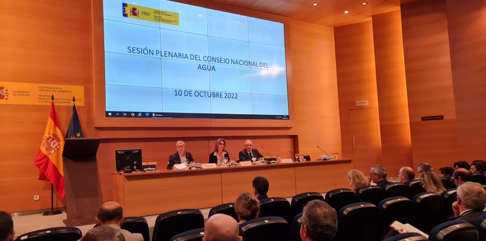 El consejero Olona ha asistido al pleno del Consejo Nacional del Agua celebrado en Madrid.