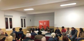 Miguel Gracia visita Plan y Bielsa para conocer las candidaturas socialistas en estas localidades del Pirineo