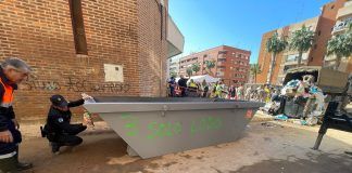 Aragón distribuye contenedores para lodo en 8 puntos de Catarroja