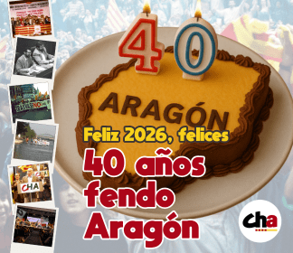 Feliz 2026, felices 40 años fendo Aragón - Chunta Aragonesista