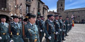 Actos del 182 Aniversario de la Fundación de la Guardia Civil en Aínsa
