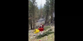 Incendio de Plan: trabajando desde el aire (Vídeo)