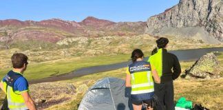 Ocho personas denunciadas por acampar ilegalmente en los ibones de Anayet