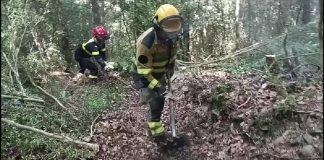 El incendio de Las Peñas de Riglos entra en fase de estabilización