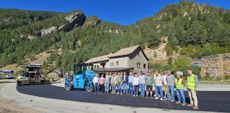 La DPH inicia el asfaltado de la pista de Bujaruelo