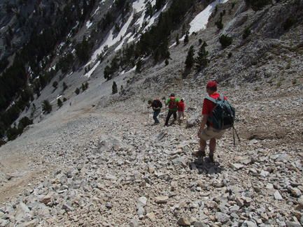 pena_montanesa_bajando_la_pedrera_cara_norte